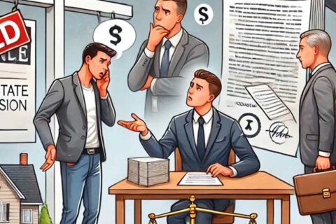 A consultant consulting a confused buyer.
